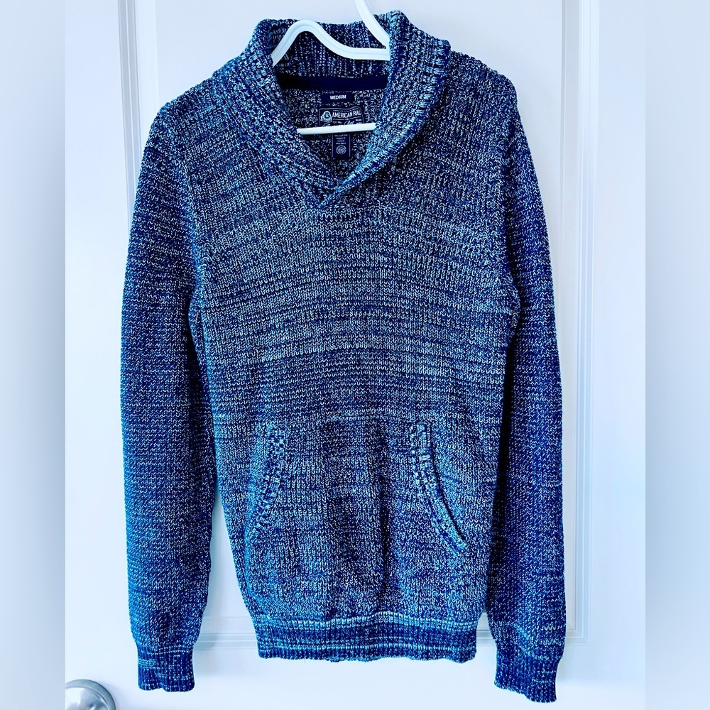 American Rag Blue Casual Knit Sweater